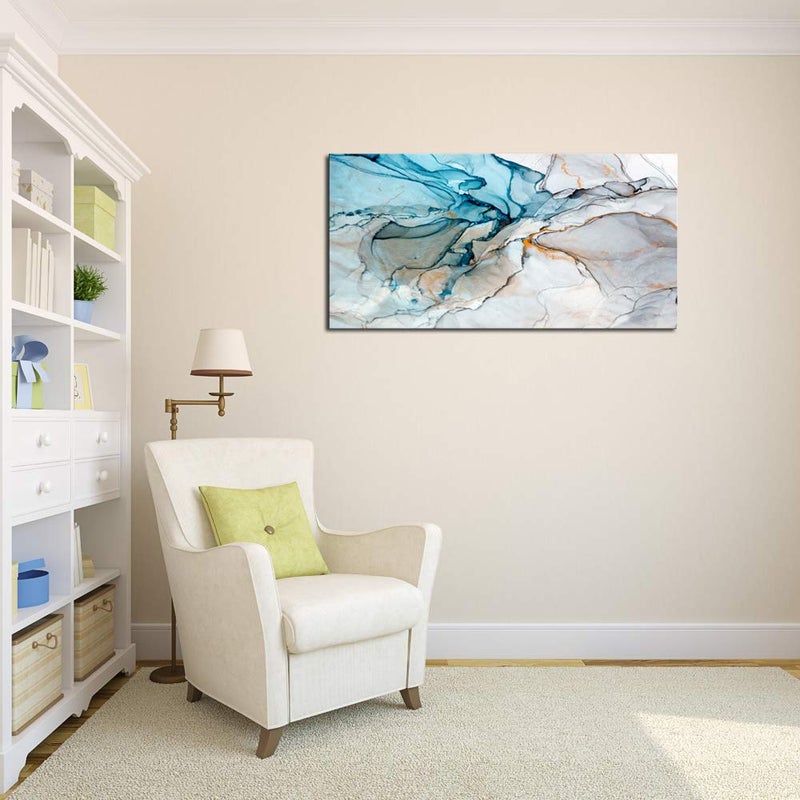 DZL Art A73850 Framed Wall Art Colorful Abstract Painting Background Canvas Wall Art Print Painting for Wall Decor Home Decor - Image 3